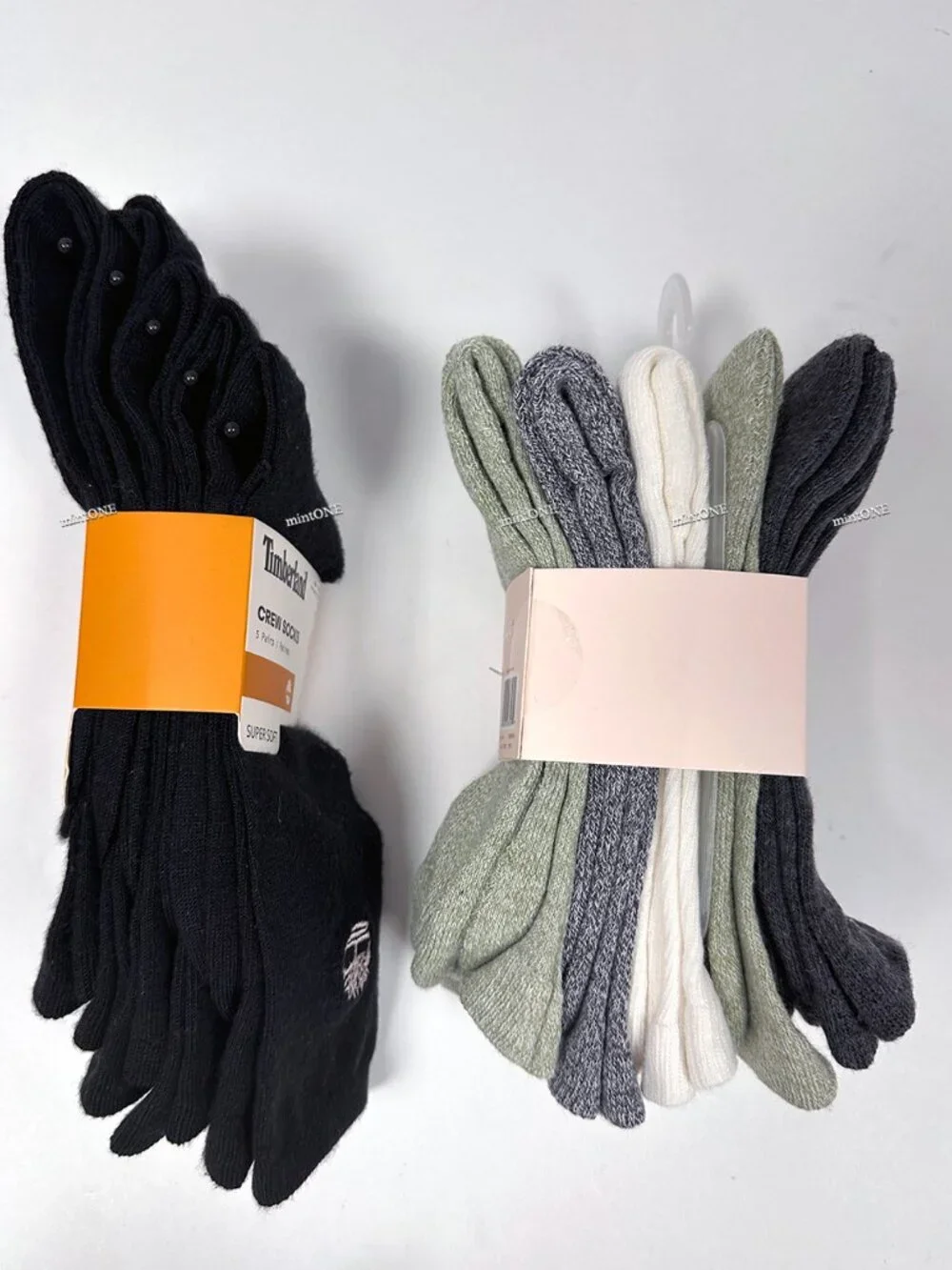 NEW Timberland 5 Pair Crew + P. J. Salvage 5 Pair Crew Socks